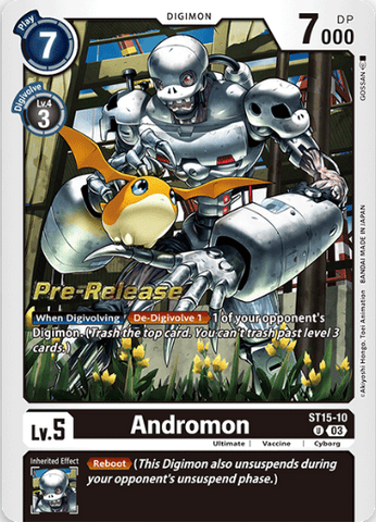 Andromon - ST15-10 - U - Foil (Pre-Release)